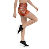 Shorts Femme AllSportAqua GORGONES ROUGE DRAGONFISH - Couleurs Lagon