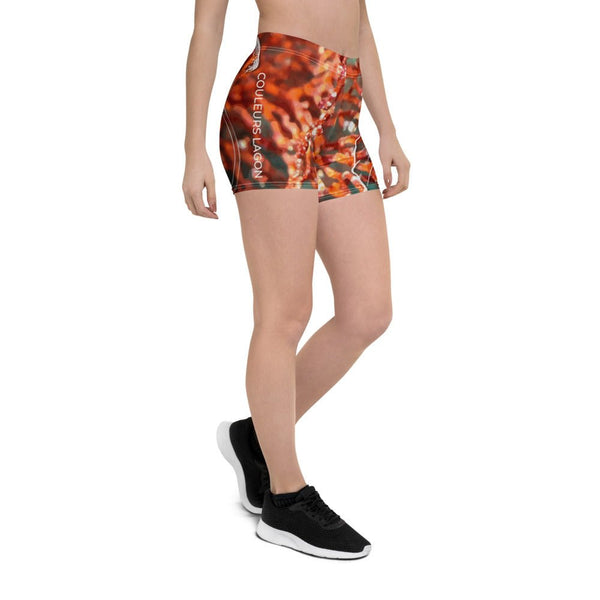 Shorts Femme AllSportAqua GORGONES ROUGE NAUTILE - Couleurs Lagon