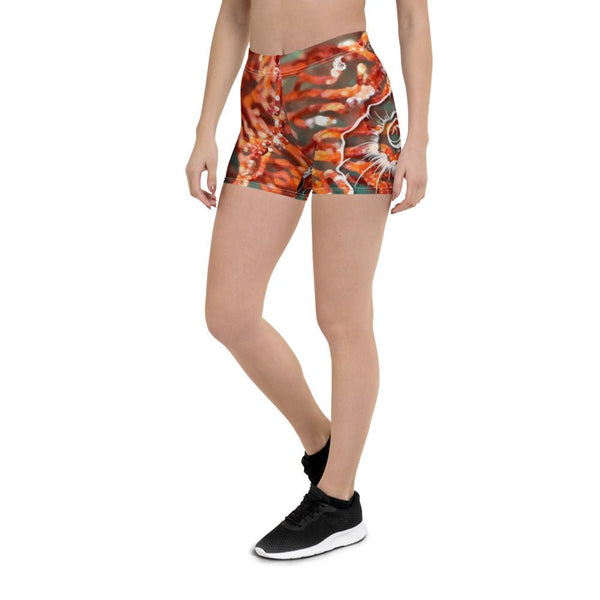 Shorts Femme AllSportAqua GORGONES ROUGE NAUTILE - Couleurs Lagon