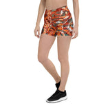 Shorts Femme AllSportAqua GORGONES ROUGE NAUTILE - Couleurs Lagon