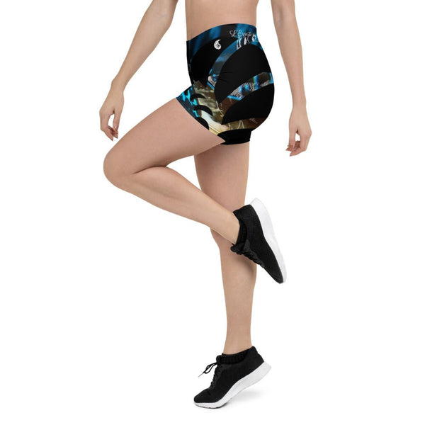 Shorts Femme AllSportAqua NAUTILE BLEU BENITIER - Couleurs Lagon