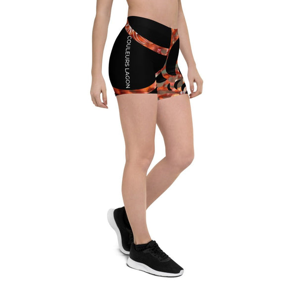 Shorts Femme AllSportAqua NAUTILE GORGONES ROUGE - Couleurs Lagon