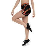 Shorts Femme AllSportAqua NAUTILE GORGONES ROUGE - Couleurs Lagon
