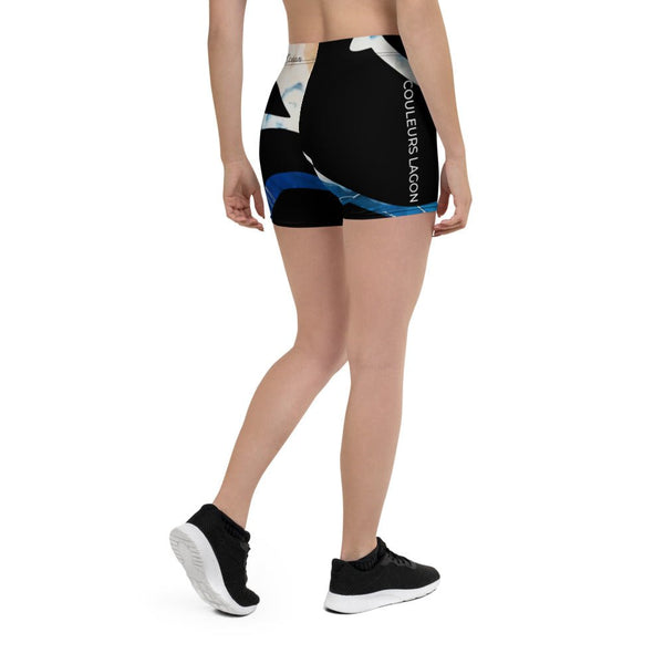 Shorts Femme AllSportAqua NAUTILE TIE DYE BLEU OUTREMER - Couleurs Lagon
