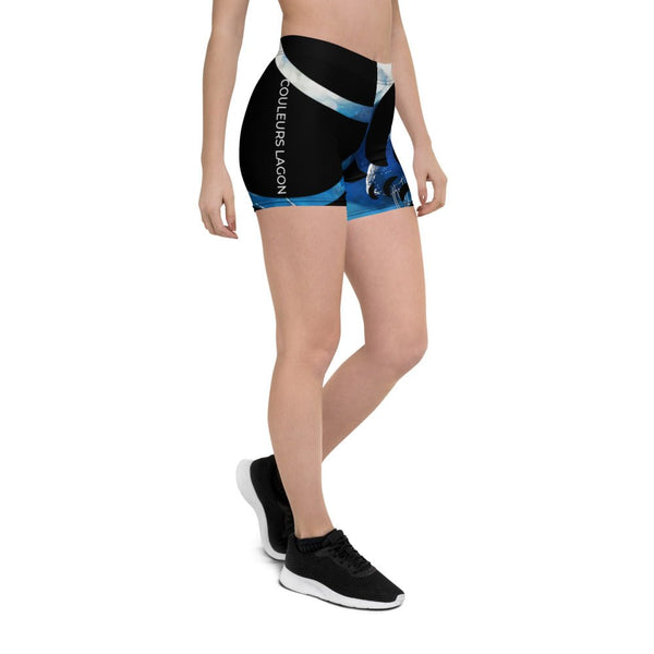 Shorts Femme AllSportAqua NAUTILE TIE DYE BLEU OUTREMER - Couleurs Lagon