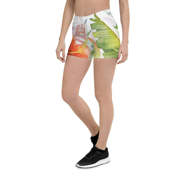 Shorts Femme AllSportAqua PF1.1 FLORAL HIBISCUS - Couleurs Lagon