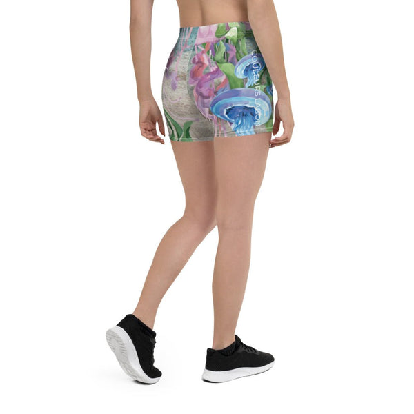 Shorts Femme AllSportAqua PM1 ALGUES SABLE MEDUSES - Couleurs Lagon