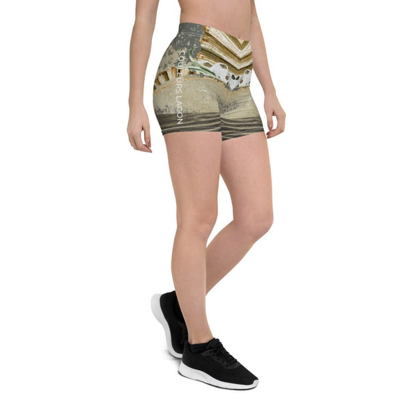 Shorts Femme AllSportAqua PM2 ALGUES SABLE COQUILLAGES - Couleurs Lagon