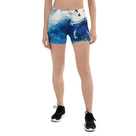 Shorts Femme AllSportAqua TIE DYE BLEU OUTREMER - Couleurs Lagon