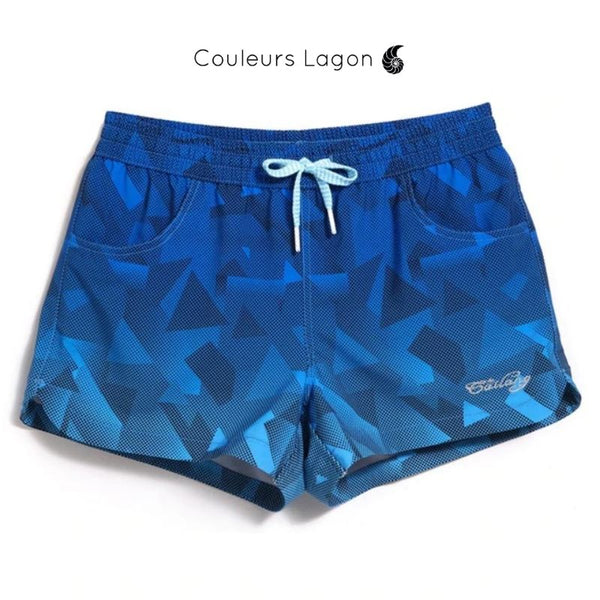 Shorty Femme TRIGO BLUE - Couleurs Lagon