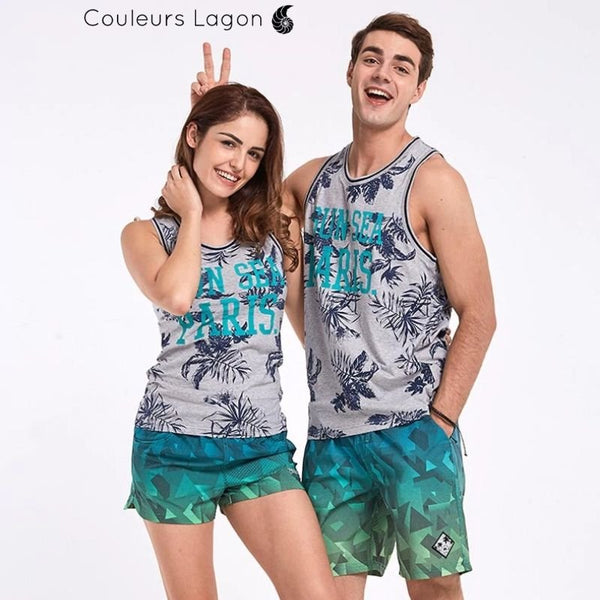 Shorty Femme TRIGO BLUE - Couleurs Lagon