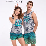 Shorty Femme TRIGO BLUE - Couleurs Lagon