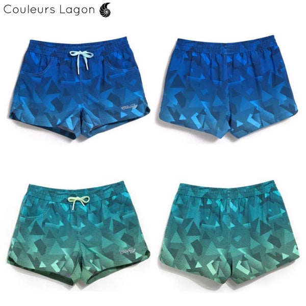 Shorty Femme TRIGO BLUE - Couleurs Lagon
