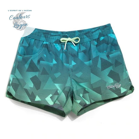 Shorty Femme TRIGO BLUE - Couleurs Lagon