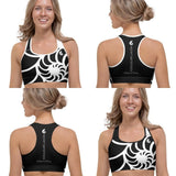 Shorty Surf AllSportAqua Femmes NAUTILE ALGUE et MEDUSE - Couleurs Lagon