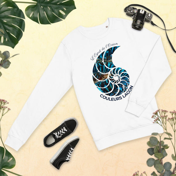 Sweat écologique unisexe Couleurs Lagon Nautile - Couleurs Lagon