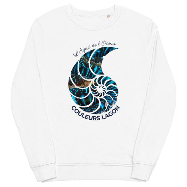 Sweat écologique unisexe Couleurs Lagon Nautile - Couleurs Lagon