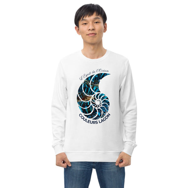 Sweat écologique unisexe Couleurs Lagon Nautile - Couleurs Lagon