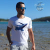 T-shirt Homme Baleine & Orque Aquarelle - Couleurs Lagon