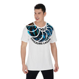 T-Shirt Homme Col Rond Nautile Bleu Bénitier - Couleurs Lagon