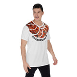 T-Shirt Homme Col Rond Nautile Rouge Corail - Couleurs Lagon