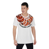 T-Shirt Homme Col Rond Nautile Rouge Corail - Couleurs Lagon