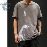 T-shirt Homme Esprit du Dragon - DRAGON SPIRIT - Couleurs Lagon