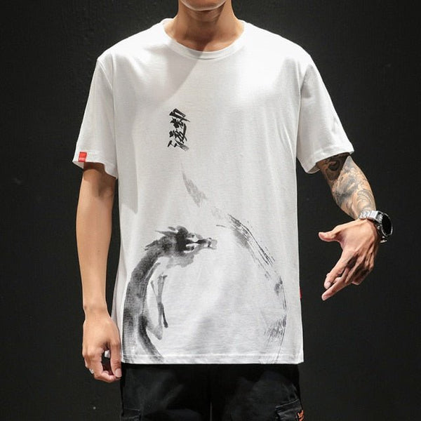 T-shirt Homme Esprit du Dragon - DRAGON SPIRIT - Couleurs Lagon