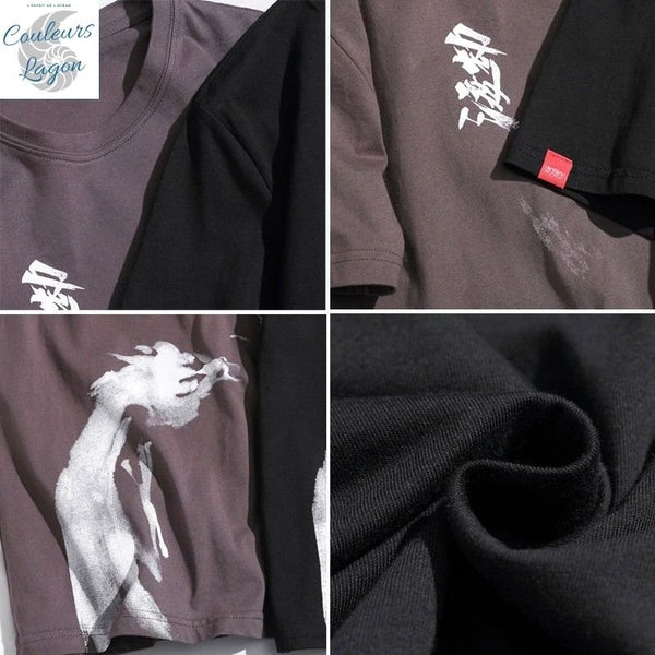 T-shirt Homme Esprit du Dragon - DRAGON SPIRIT - Couleurs Lagon
