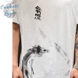 T-shirt Homme Esprit du Dragon - DRAGON SPIRIT - Couleurs Lagon