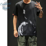 T-shirt Homme Esprit du Dragon - DRAGON SPIRIT - Couleurs Lagon