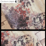 T-shirt Homme Estampe Japonaise - Couleurs Lagon