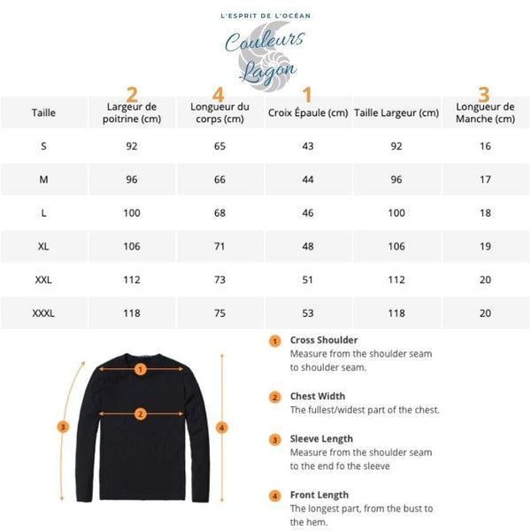 T-shirt Homme Requin & Baleine - Couleurs Lagon