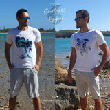 T-shirt Homme Tortue Océan - Couleurs Lagon