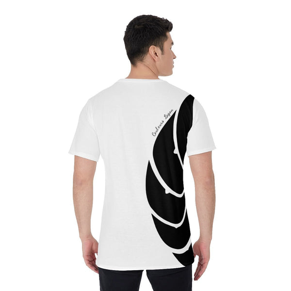 T-Shirt Hommes Grandes Tailles Blanc Nautile - Couleurs Lagon