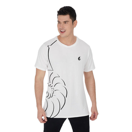 T-Shirt Hommes Grandes Tailles Blanc Nautile 2 - Couleurs Lagon