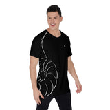 T-Shirt Hommes Grandes Tailles Noir Nautile 2 - Couleurs Lagon