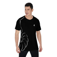 T-Shirt Hommes Grandes Tailles Noir Nautile 2 - Couleurs Lagon