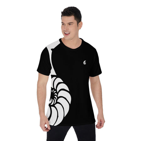 T-Shirt Hommes Grandes Tailles Noir Nautile - Couleurs Lagon