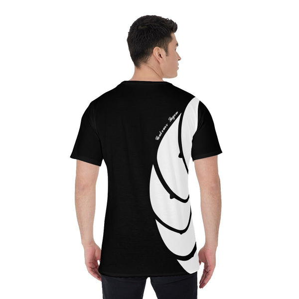 T-Shirt Hommes Grandes Tailles Noir Nautile - Couleurs Lagon