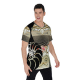 T-Shirt Hommes Grandes Tailles Sable et Coquillages - Couleurs Lagon