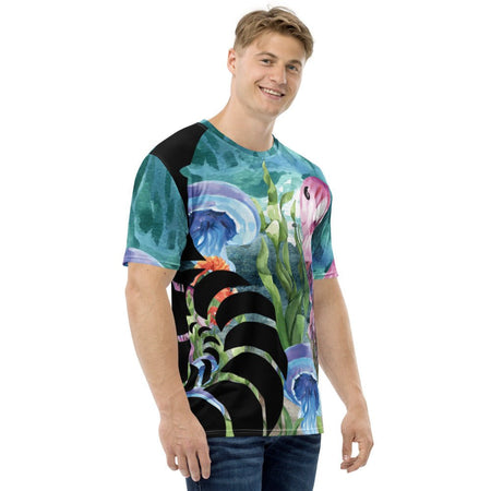 T-shirt pour Homme Couleurs Lagon ALGUES et MEDUSES - Couleurs Lagon