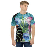 T-shirt pour Homme Couleurs Lagon ALGUES et MEDUSES - Couleurs Lagon