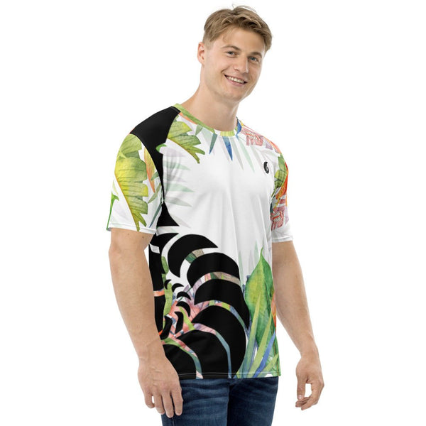 T-shirt pour Homme Couleurs Lagon FLORAL HIBISCUS - Couleurs Lagon