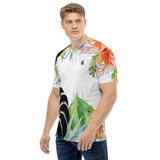 T-shirt pour Homme Couleurs Lagon FLORAL HIBISCUS - Couleurs Lagon