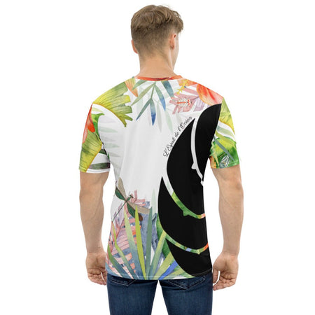 T-shirt pour Homme Couleurs Lagon FLORAL HIBISCUS - Couleurs Lagon