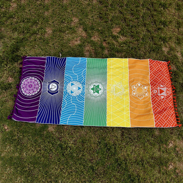 Tapis 7 Chakras - Couleurs Lagon
