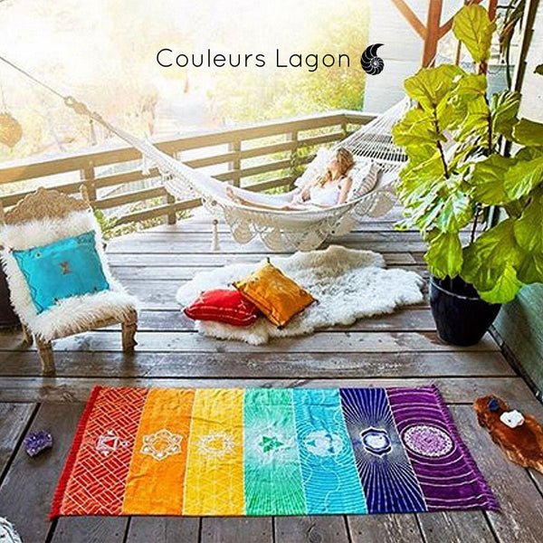 Tapis 7 Chakras - Couleurs Lagon