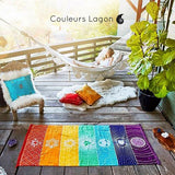 Tapis 7 Chakras - Couleurs Lagon