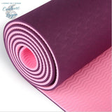 Tapis de YOGA Bicolore Haute Qualité - Couleurs Lagon
